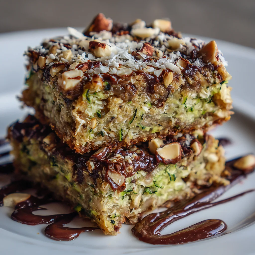 No-Bake Zucchini Oat Bars – Healthy, Fudgy & Perfect for Snacking!