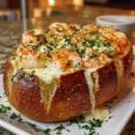 Crabby Shrimp-Stuffed Garlic Bread Bombs | Cheesy, Savory & Totally Addictive