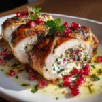 Ricotta Pomegranate Stuffed Chicken – Juicy, Creamy & Bursting with Flavor!
