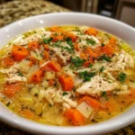 Lemon Chicken Soup – Bright, Comforting & So Easy!