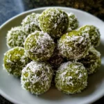 No-Bake Matcha Coconut Balls - Energy-Boosting Bliss Bites!