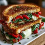 Grilled Balsamic Vinaigrette Sandwich Melt – Flavor-Packed & Cheesy!