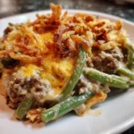 Cheesy Hamburger Green Bean Casserole – Comfort Food at Its Best!