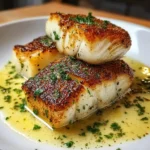 Lemon Garlic Butter Cod with Crispy Skin – Restaurant-Quality in 15 Minutes!