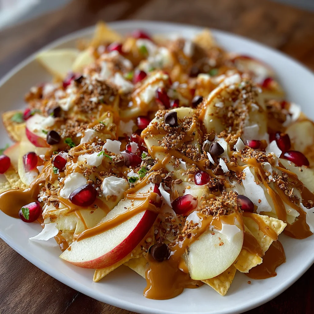 Apple Nachos | A Sweet, Healthy Snack Everyone Loves!