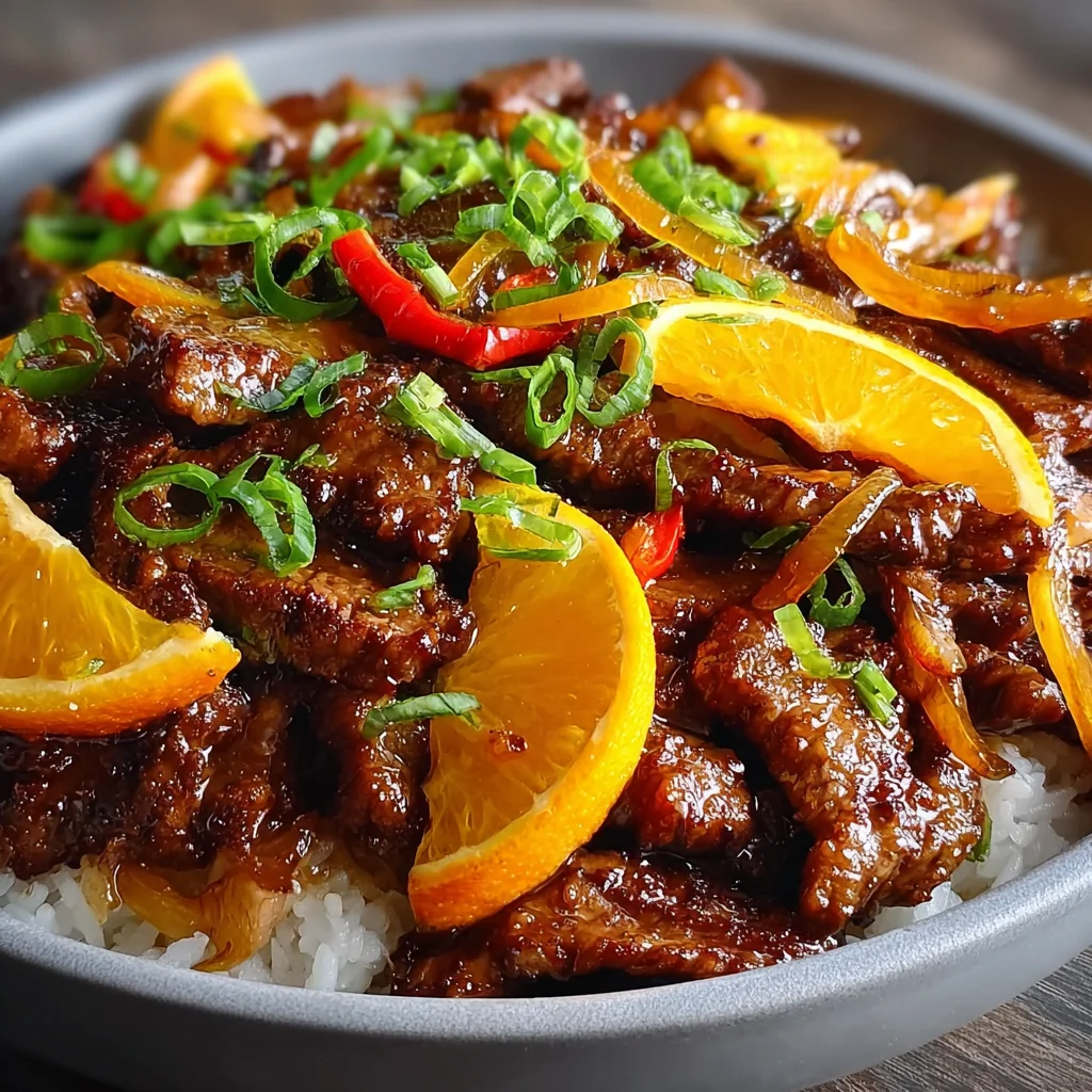 Sticky Orange Beef – Sweet, Zesty & Irresistibly Crispy!