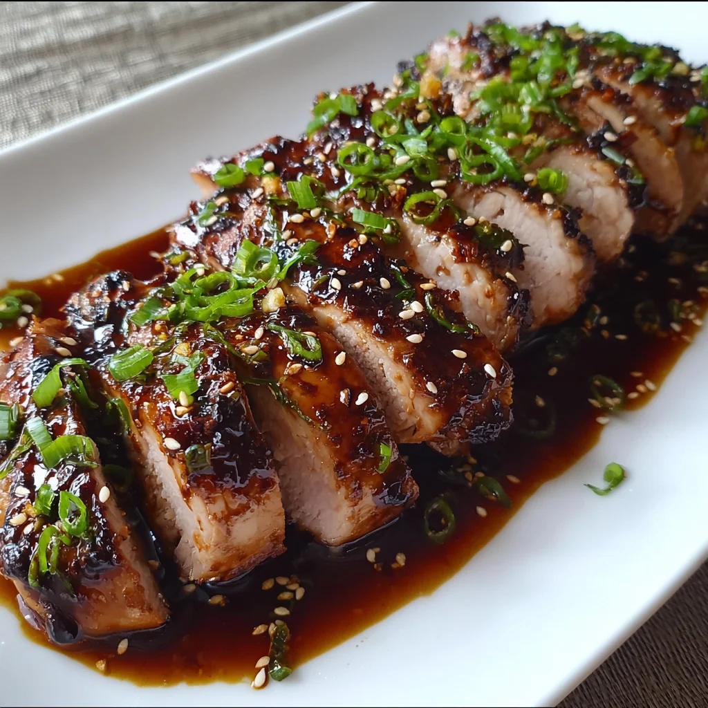 Teriyaki Grilled Pork Tenderloin | Sweet, Savory & Flame-Kissed