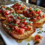 Tomato Basil Garlic Bread – Savory, Herby & Irresistibly Fresh!