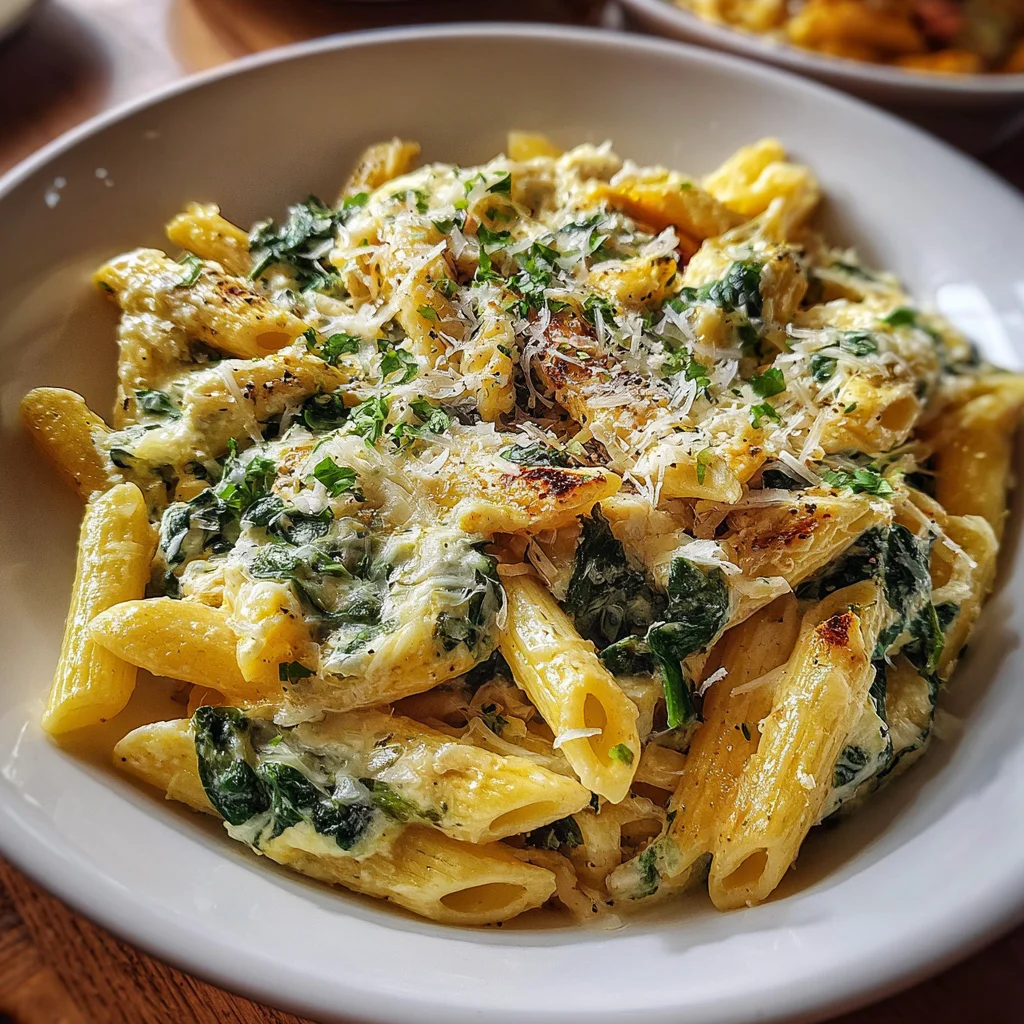 Spinach and Ricotta Pasta Bake – Creamy, Cheesy & Comforting!