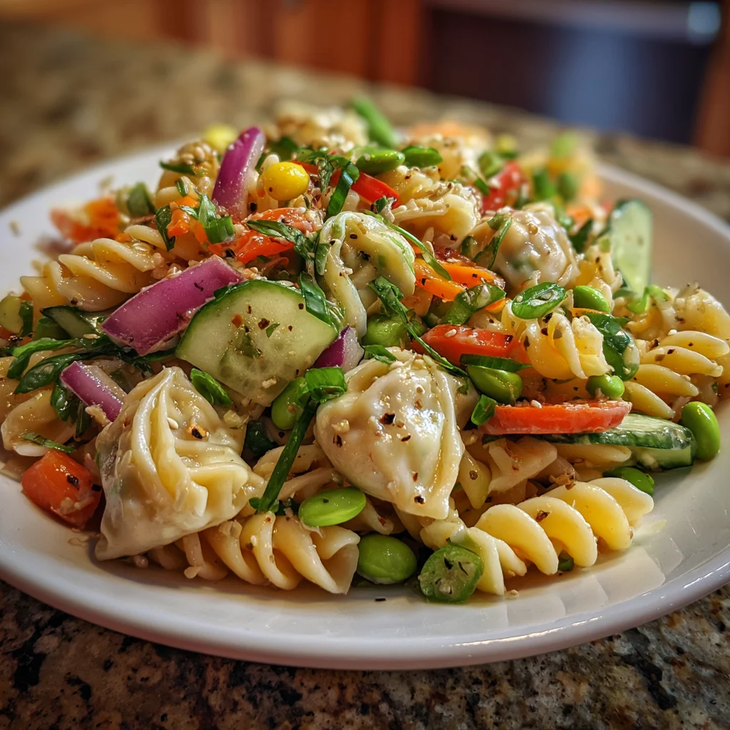 Asian Pasta Salad – Crunchy, Tangy & Bursting with Flavor!