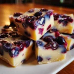 Blueberry Pie Fudge – Creamy, Fruity & Bursting with Flavor!