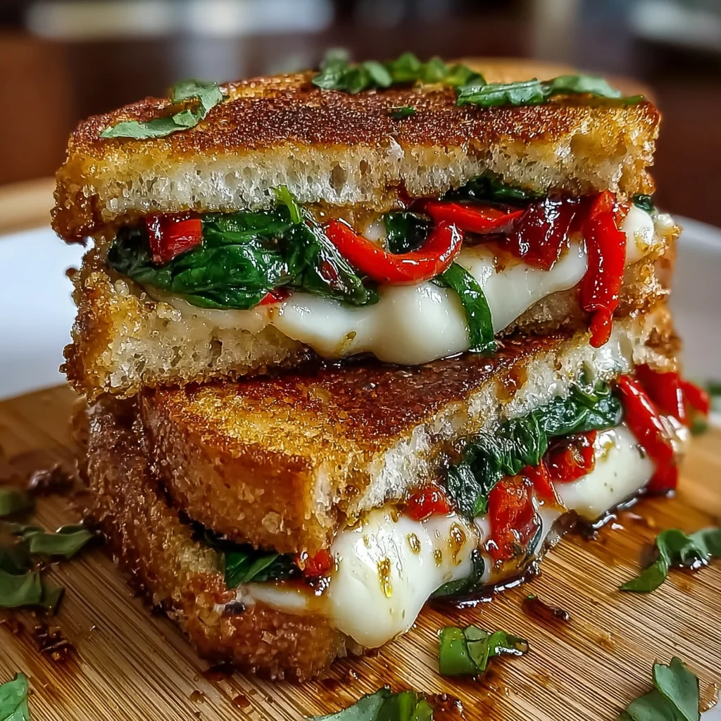 Grilled Balsamic Vinaigrette Sandwich Melt – Flavor-Packed & Cheesy!