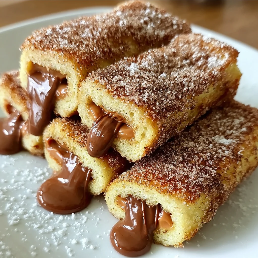 Peanut Butter Cup French Toast Rolls – Gooey, Decadent & Fun!