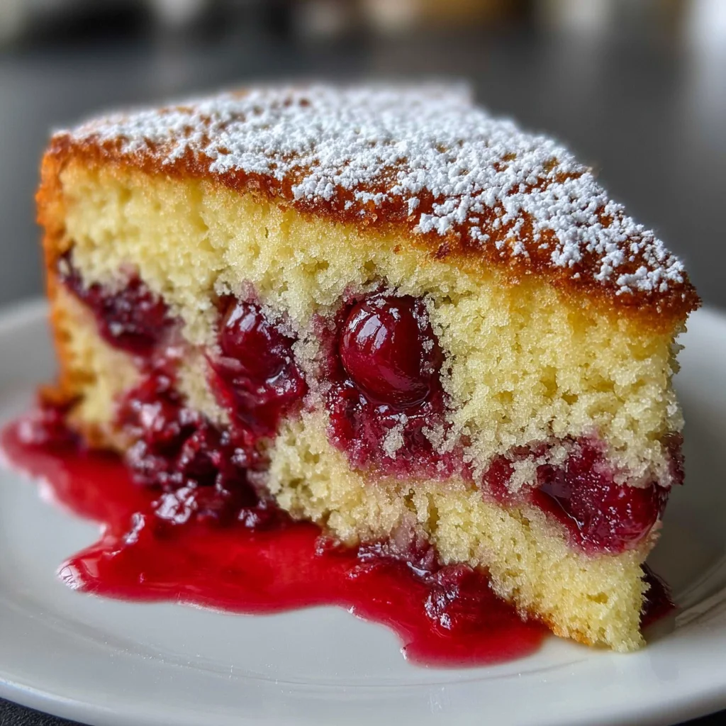 Irresistible Cherry Cake Recipe | Moist, Fruity & Bursting with Flavor
