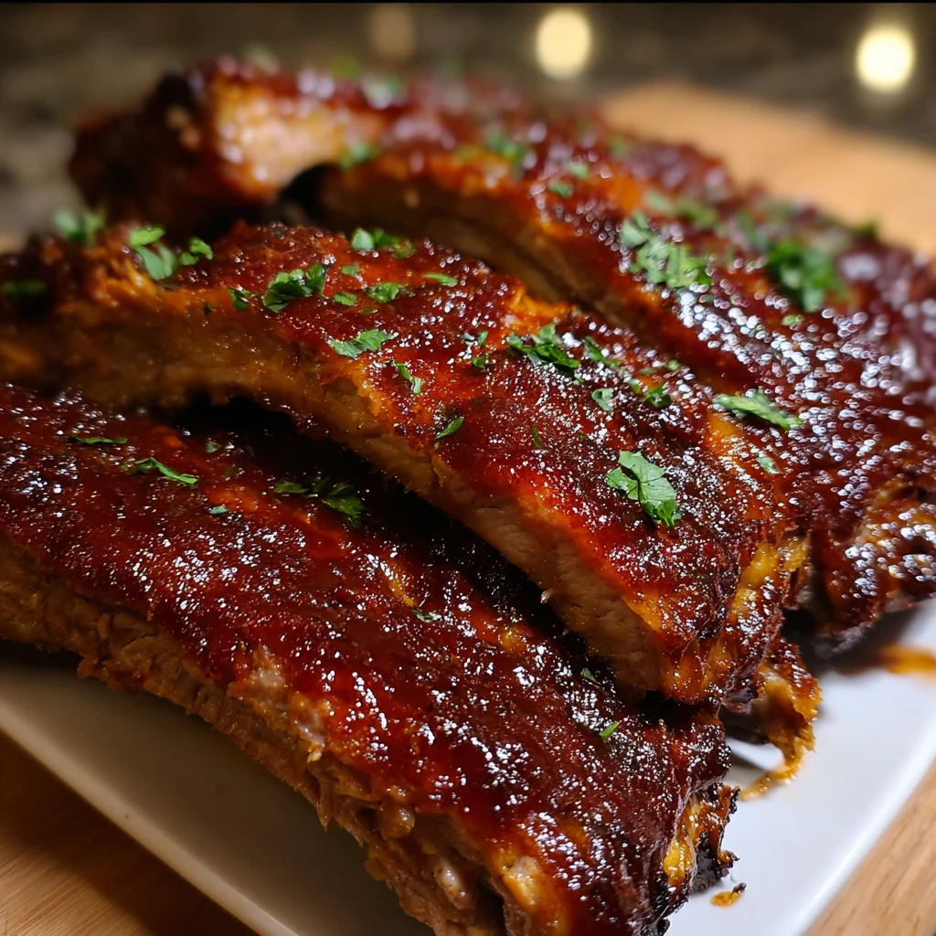 Irresistibly Easy Crockpot BBQ Ribs | Fall-Off-the-Bone Goodness
