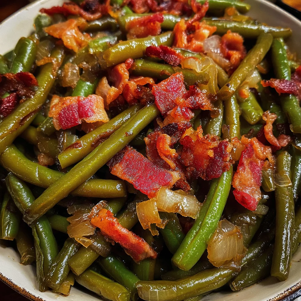 Texas Roadhouse Green Beans | Smoky, Savory & Southern-Inspired