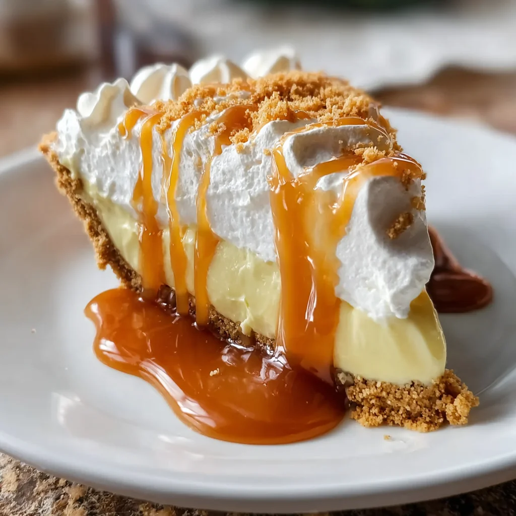 The Ultimate Caramel Cream Pie – Decadent, Silky & Dreamy!