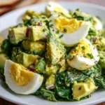 Avocado and Spinach Egg Salad | Creamy, Protein-Packed & Freshly Flavorful