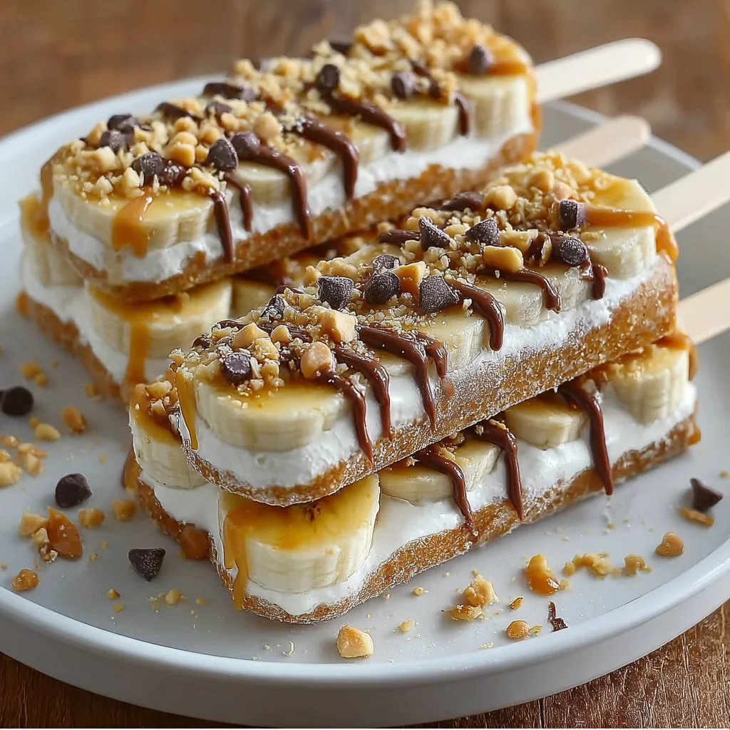 Peanutty Banana Bliss Pops – Healthy, No-Bake Frozen Treats!