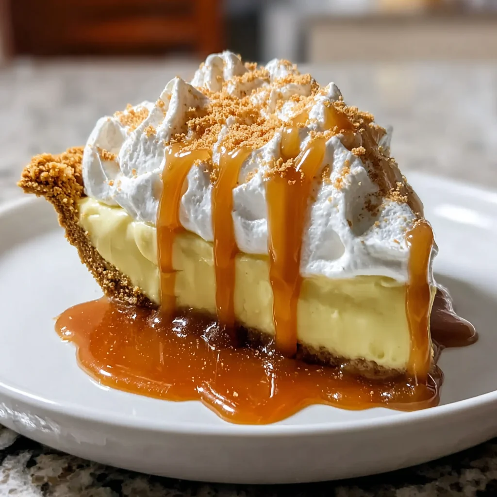 The Ultimate Caramel Cream Pie – Decadent, Silky & Dreamy!