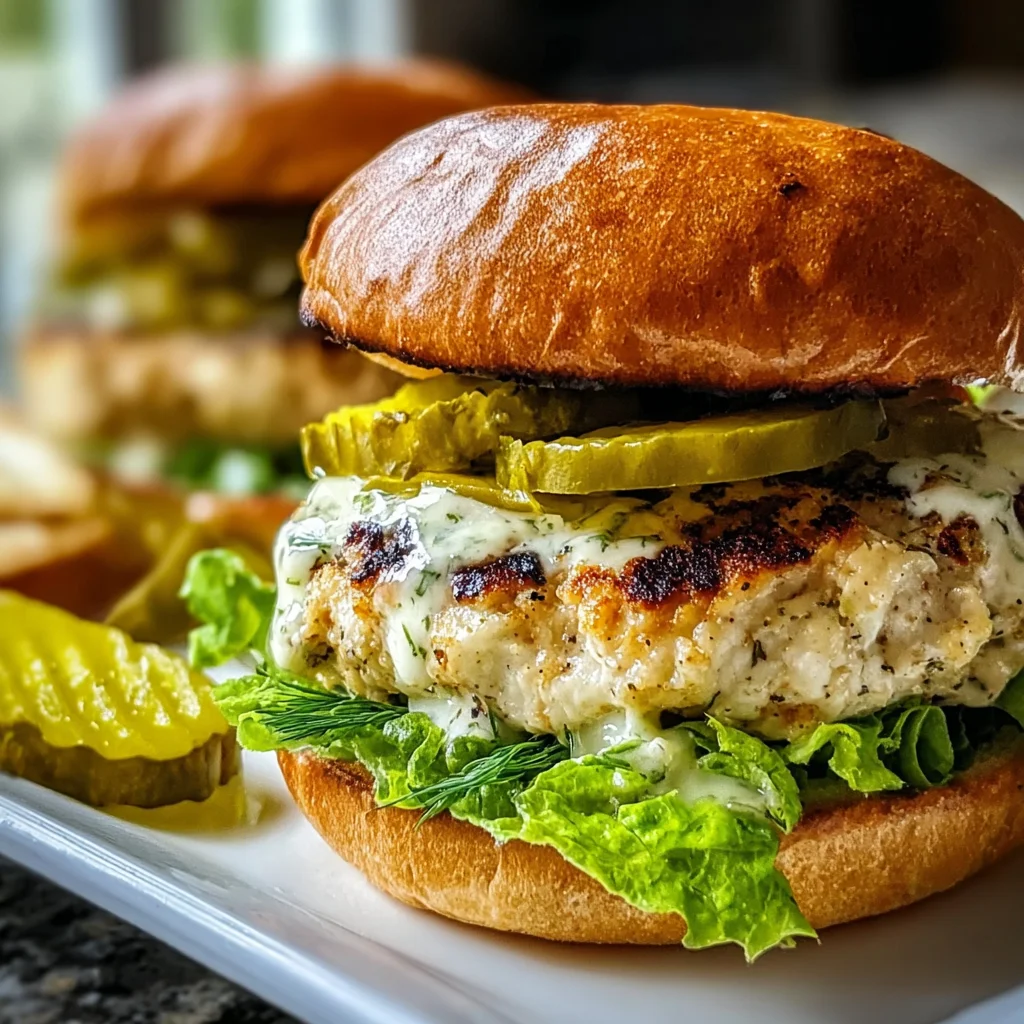 Pickle Ranch Chicken Burgers – Juicy, Tangy & Irresistibly Crunchy!