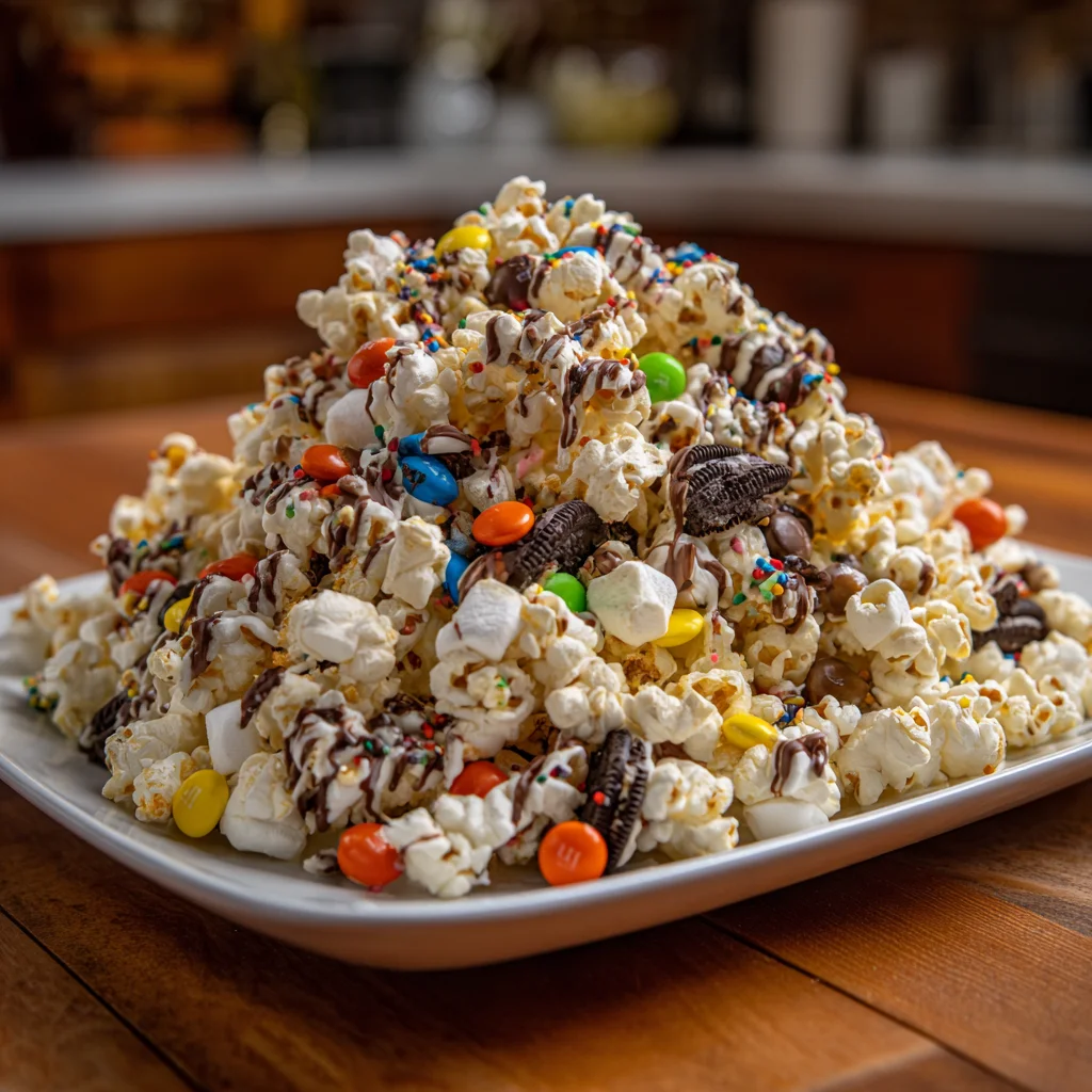 Halloween Popcorn – Spooky, Sweet & Salty Snack Mix!