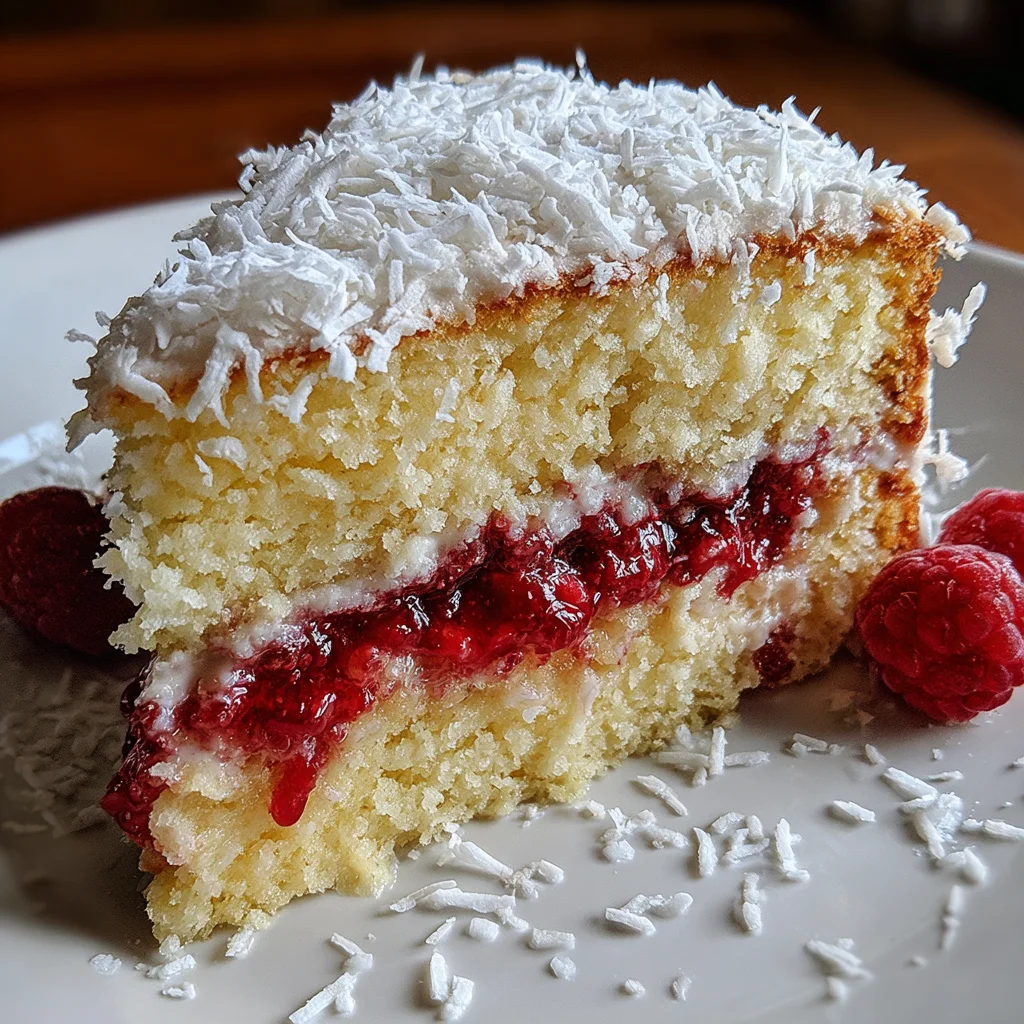 Raspberry Coconut Snowball Cake – Dreamy, Festive & Delicious!