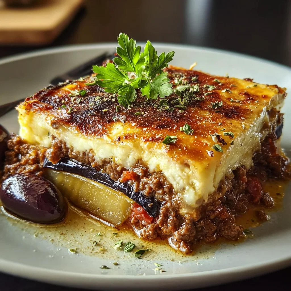 Outrageously Delicious Greek Moussaka | Layers of Comfort & Mediterranean Flavor