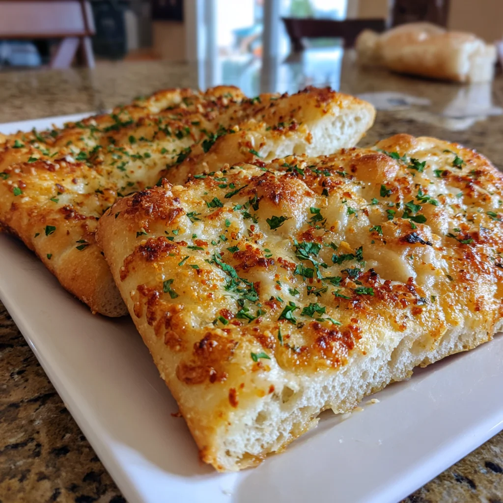 Focaccia Cheesy Garlic Bread | Ultimate Comfort Side