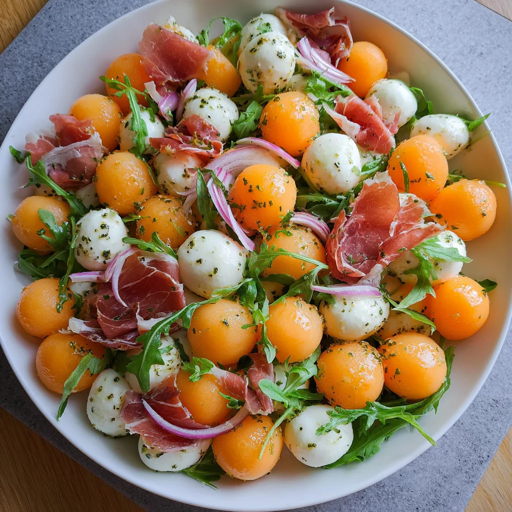 Melon Caprese Salad – A Fresh & Juicy Twist on a Classic!
