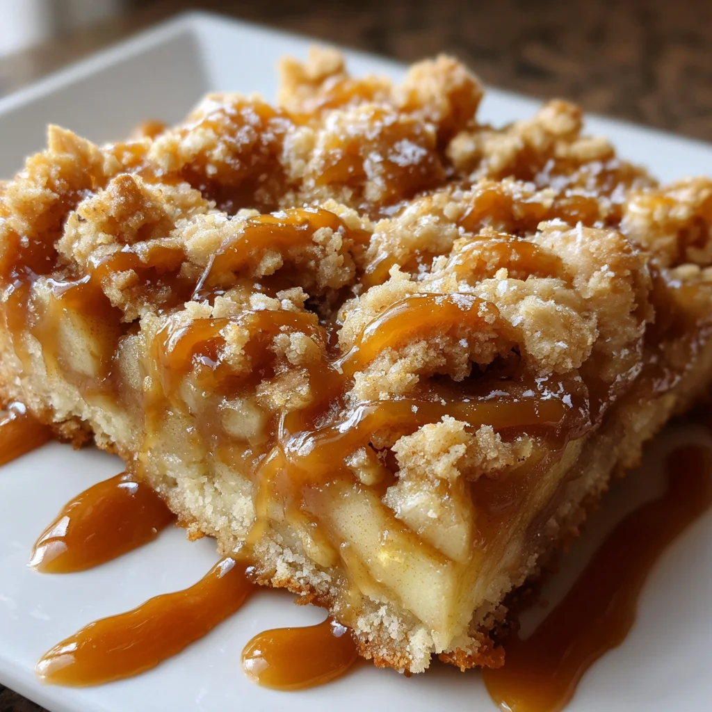 Salted Caramel Apple Crumble Bars – The Ultimate Fall Treat!