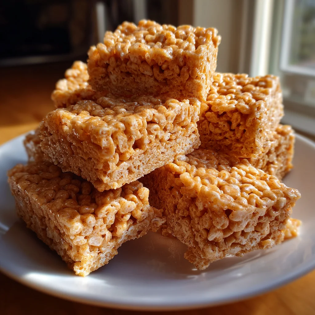 Gingerbread Rice Krispie Treats – A Festive Twist on a Classic!
