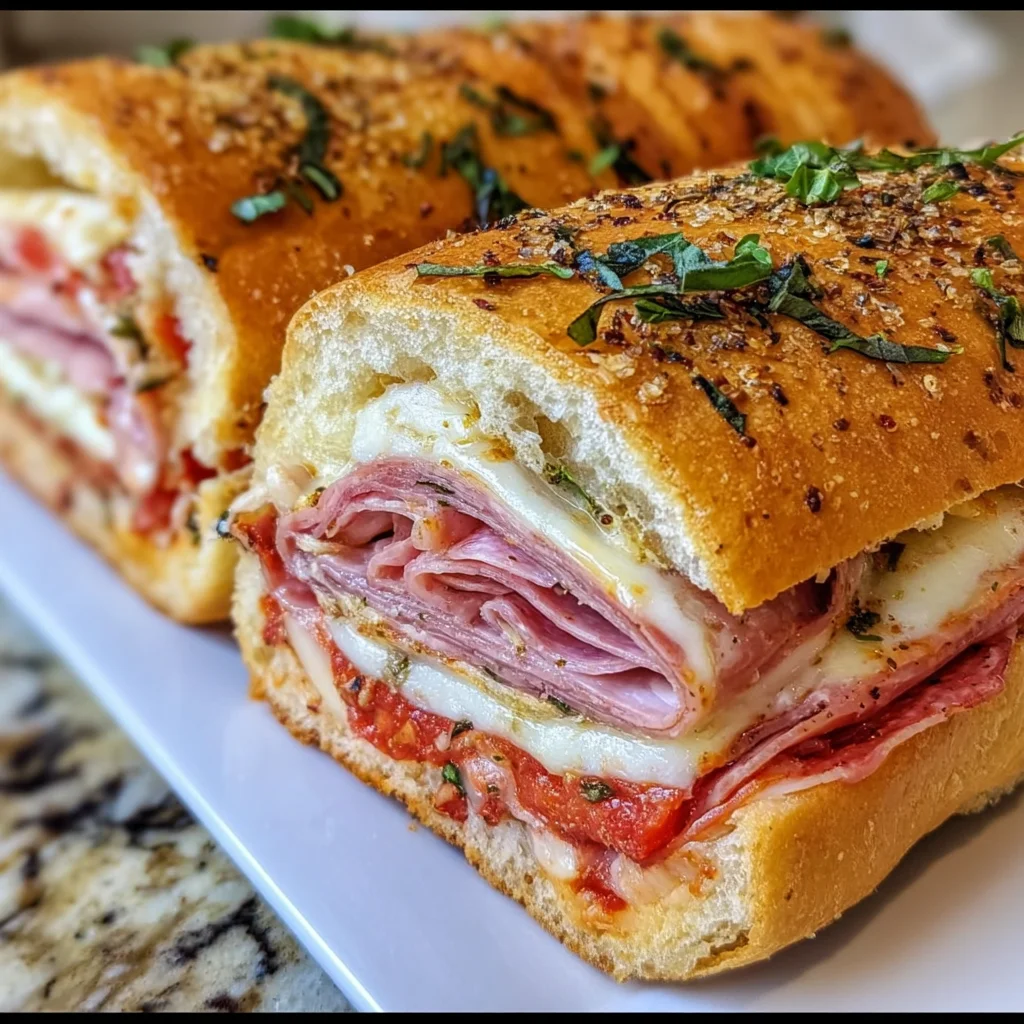 BAKED ITALIAN GRINDER SANDWICHES – Your New Favorite Party Hero!