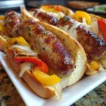 Italian Sausages with Provolone – Juicy, Cheesy & Full of Flavor!