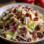 Cranberry Apple Coleslaw – Fresh, Crunchy & Perfectly Sweet-Tart!