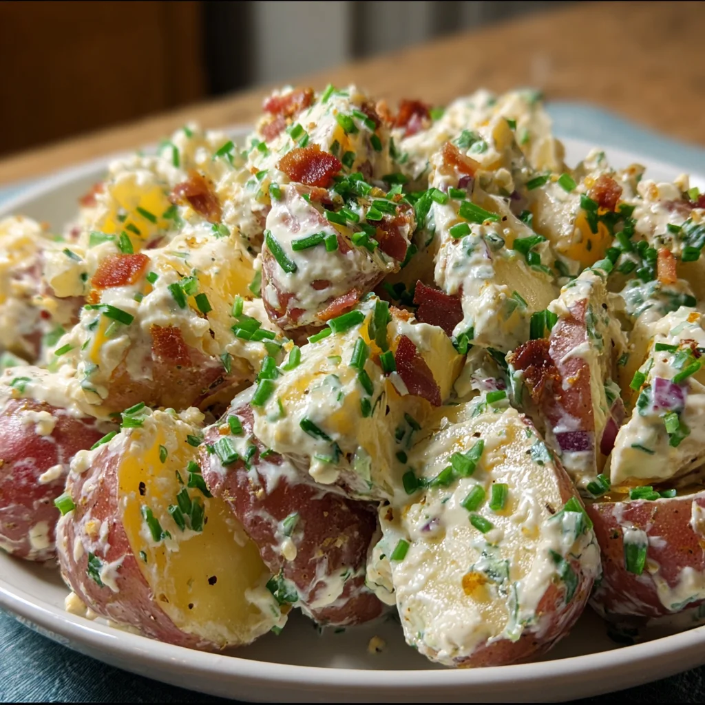 Ranch Potato Salad – Creamy, Tangy & Packed with Flavor!