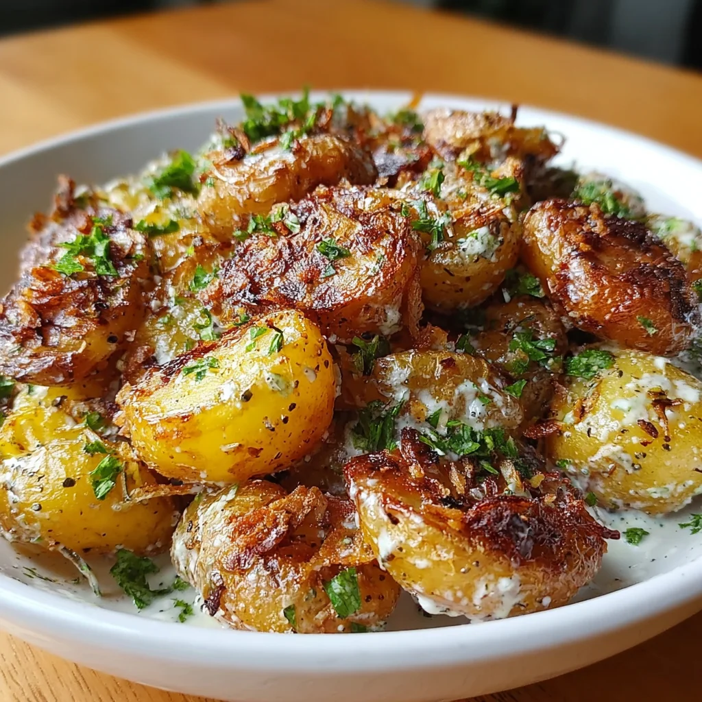 Crispy Smashed Potato Salad - The Ultimate Texture Party!