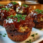 Mini BBQ Bourbon Meatloaf Cups | Smoky, Tangy & Bite-Sized Comfort Food