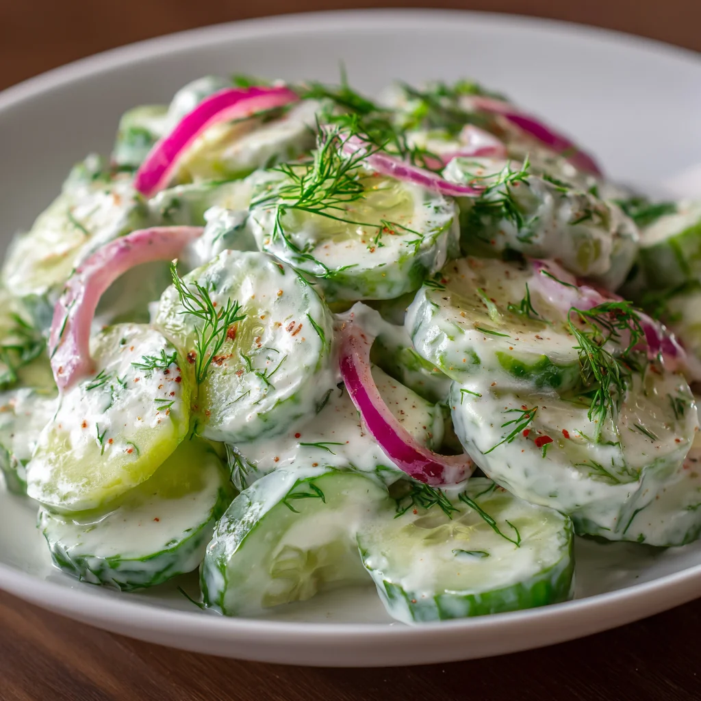 Pickle Juice Ranch Cucumber Salad – Your New Crunchy Obsession!