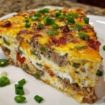 Monterey Sausage Pie – Spicy, Cheesy & Comforting!