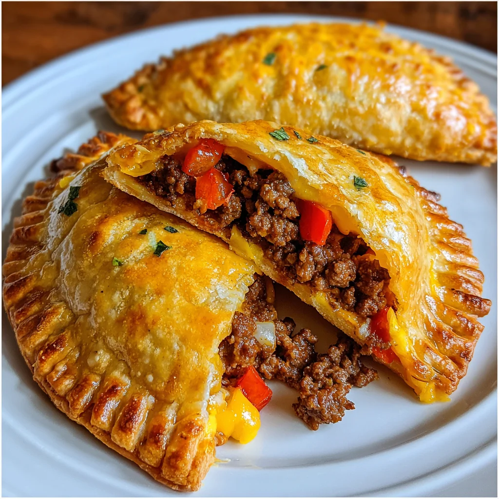 Crispy Beef Empanadas – Flaky, Savory & Irresistible!