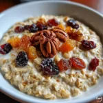 Instant Oatmeal with Dried Fruits – Quick, Healthy & Delicious Breakfast!