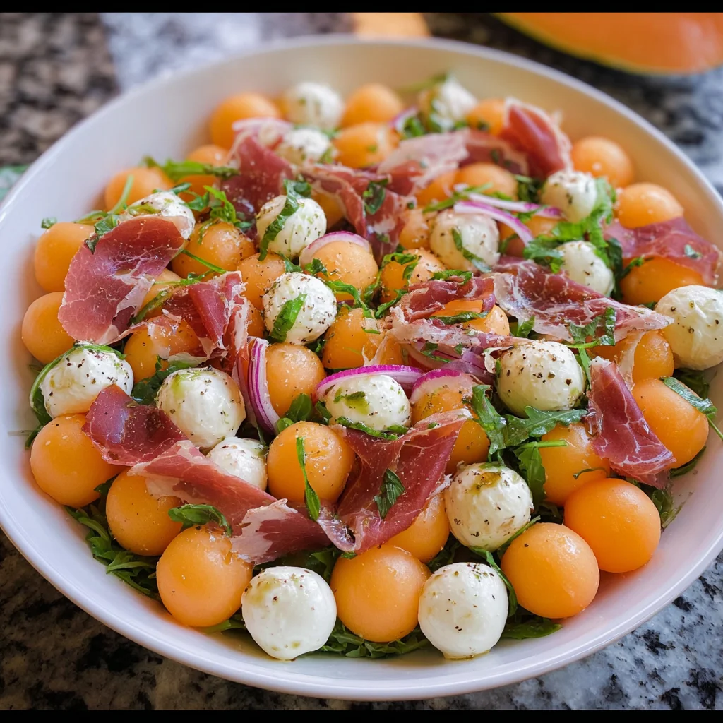 Melon Caprese Salad – A Fresh & Juicy Twist on a Classic!