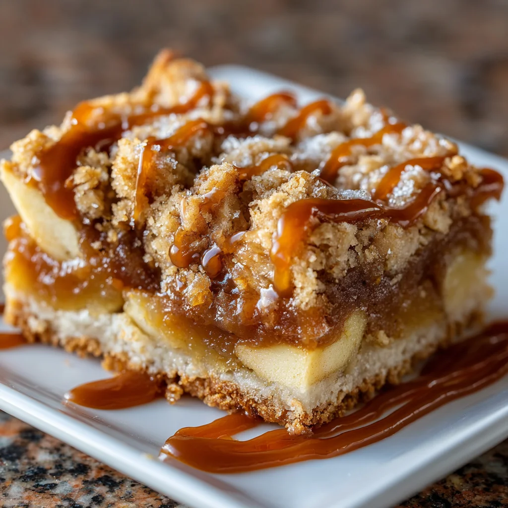 Salted Caramel Apple Crumble Bars – The Ultimate Fall Treat!