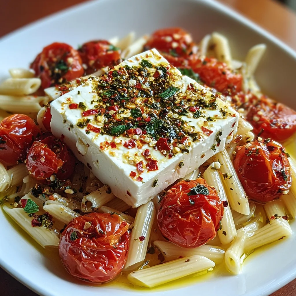 Viral TikTok Feta Pasta – The Creamy, Tangy Sensation!
