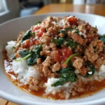 Creamy Ground Turkey & Spinach Protein Bowl – Nourishing, Flavorful & Ready in 20 Minutes!