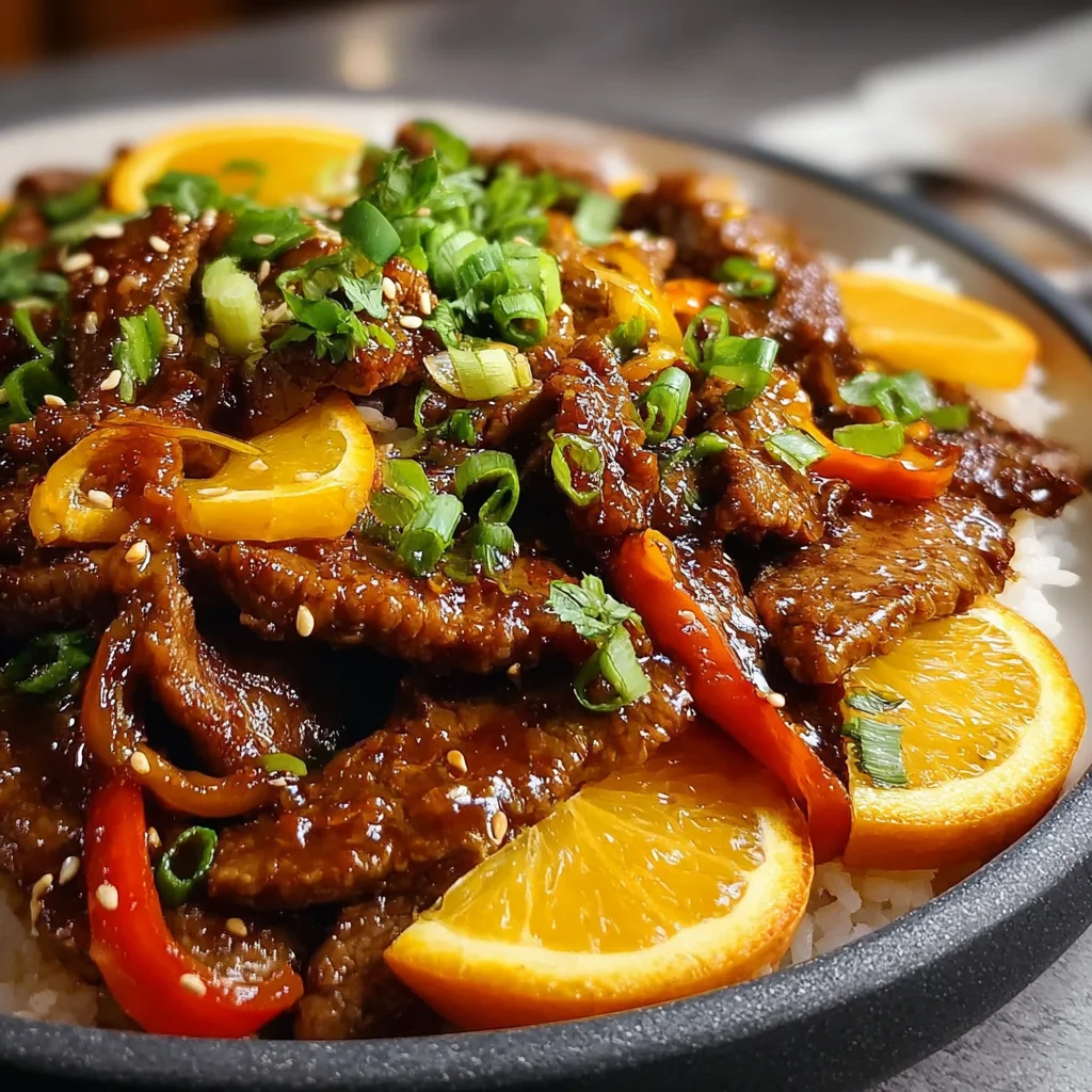 Sticky Orange Beef – Sweet, Zesty & Irresistibly Crispy!