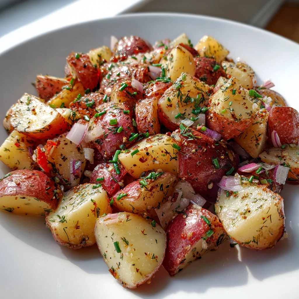Salt and Vinegar Potato Salad – Tangy, Crisp & Totally Addictive!