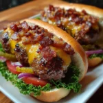 Bacon Cheeseburger Meatballs – All the Flavor, Half the Mess!