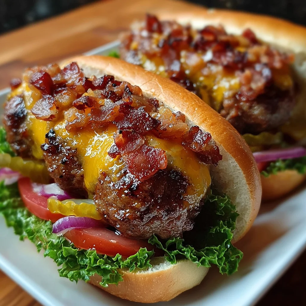 Bacon Cheeseburger Meatballs – All the Flavor, Half the Mess!